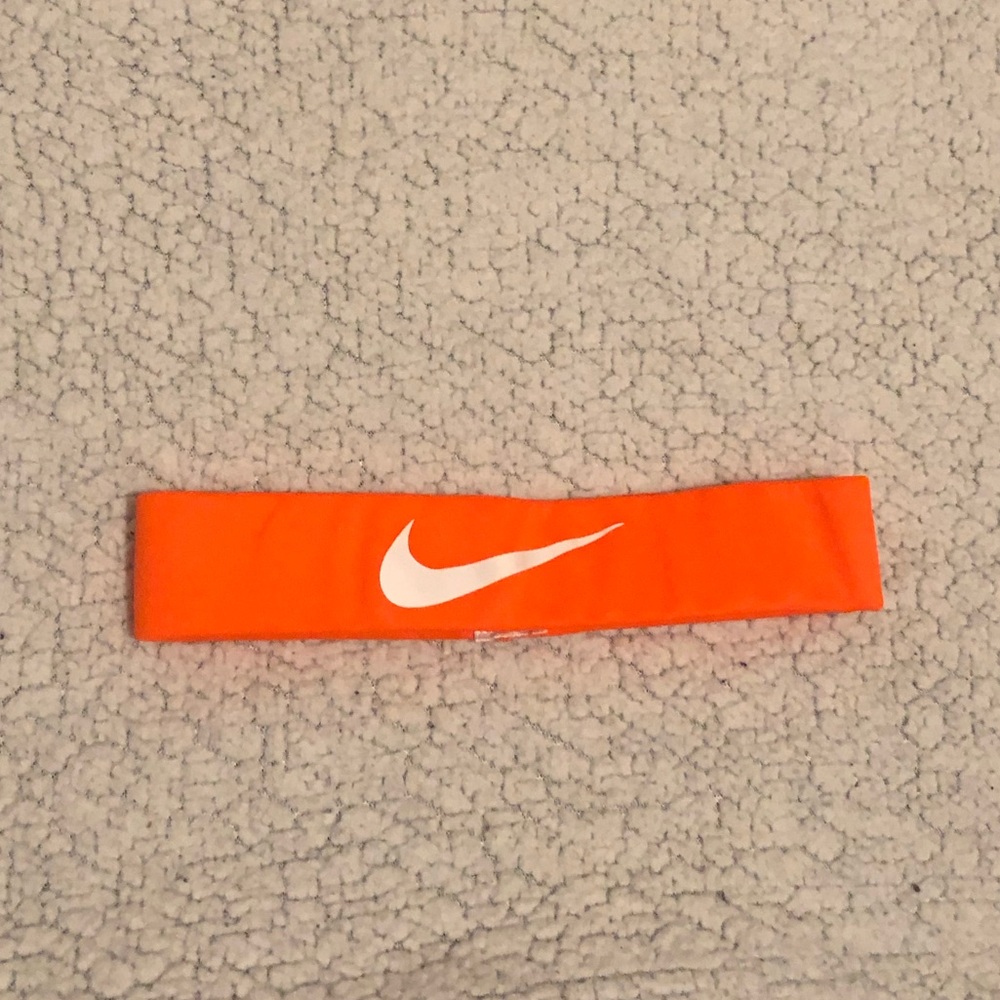 Orange Nike headband